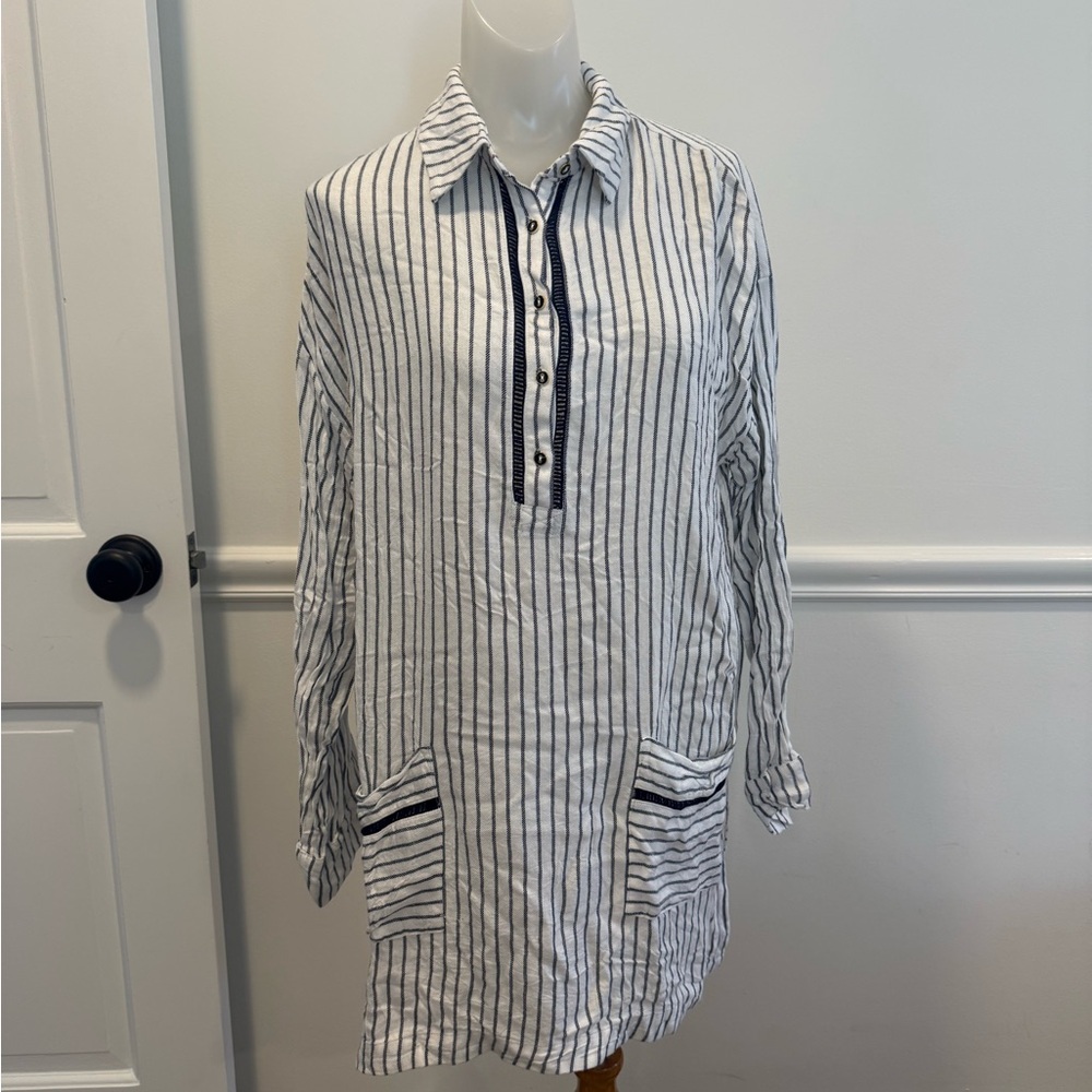 Anthropologie Stripe Nightgown